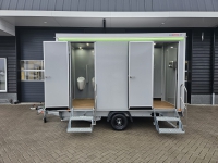 Toiletwagen 2x1x2 VIP grijs - grijs links wagennummer 110